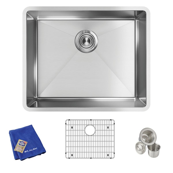 18.5 in W x 22.5 in L x 9 in H, Stainless Steel